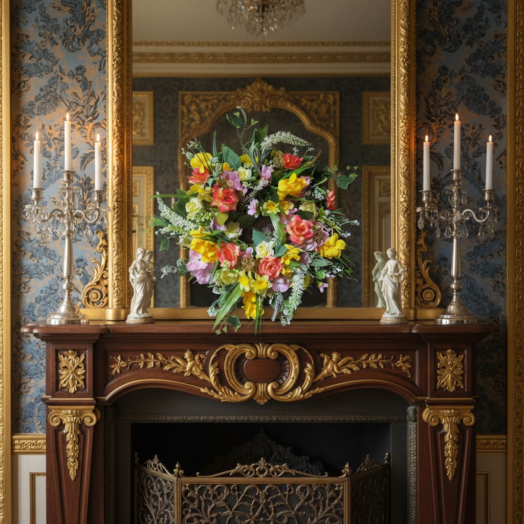 Sunlit Petals Wreath