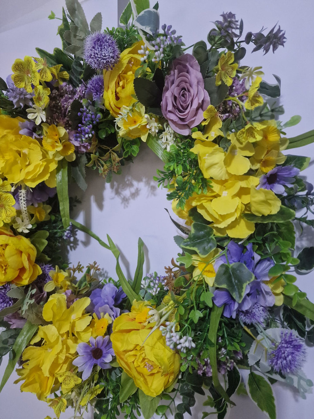 Sunny Lavender Bliss Wreath