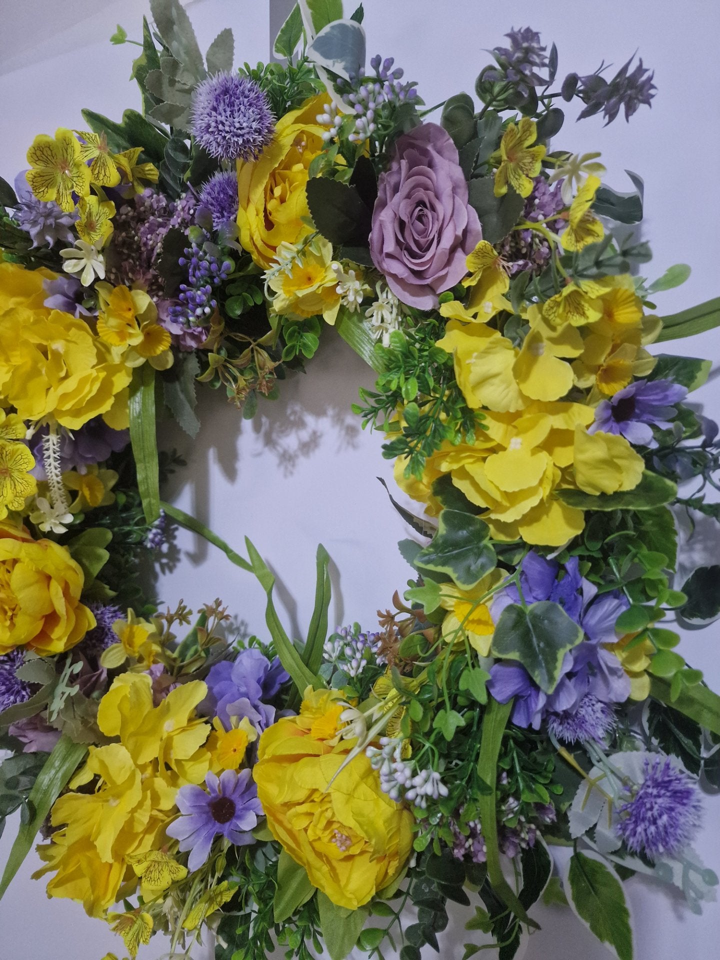 Sunny Lavender Bliss Wreath