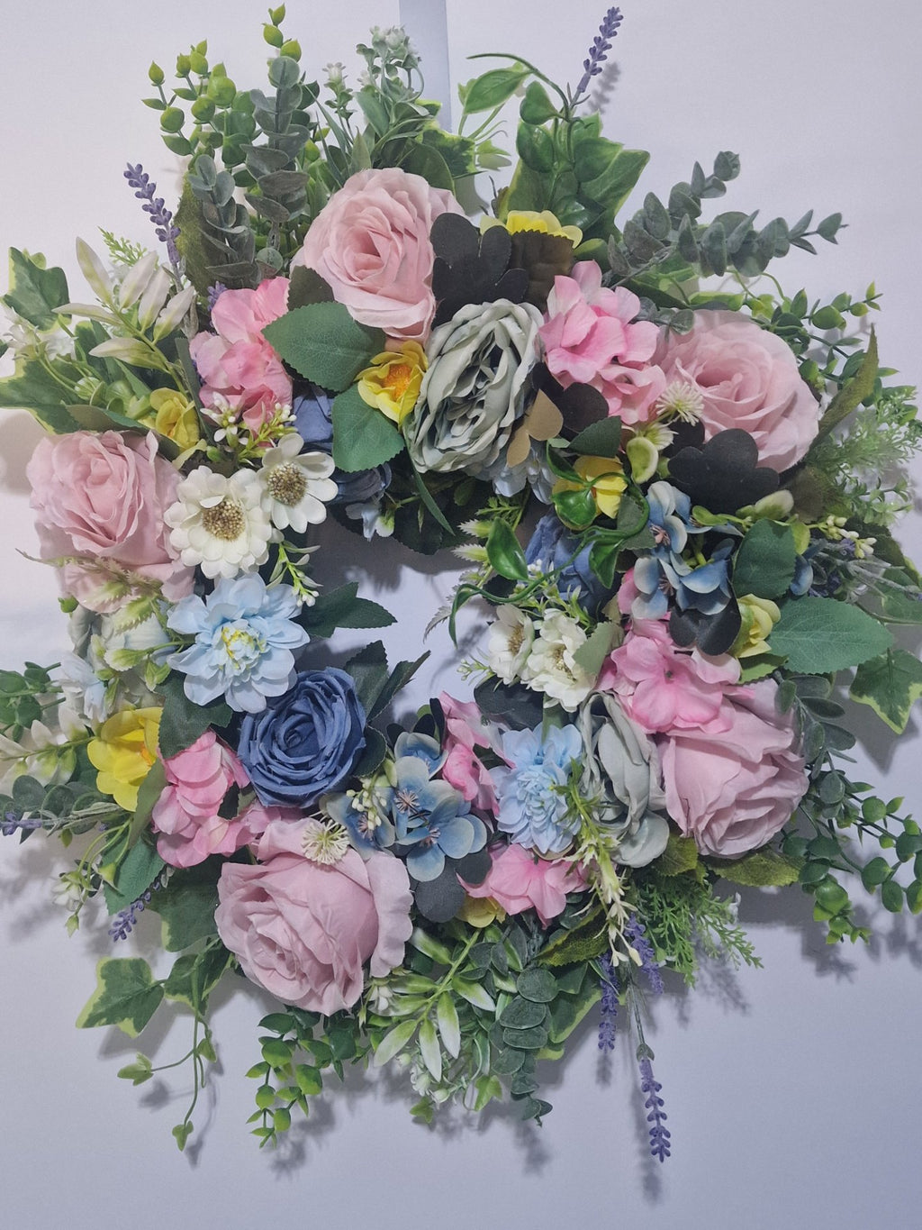 Springtime Elegance Floral Wreath