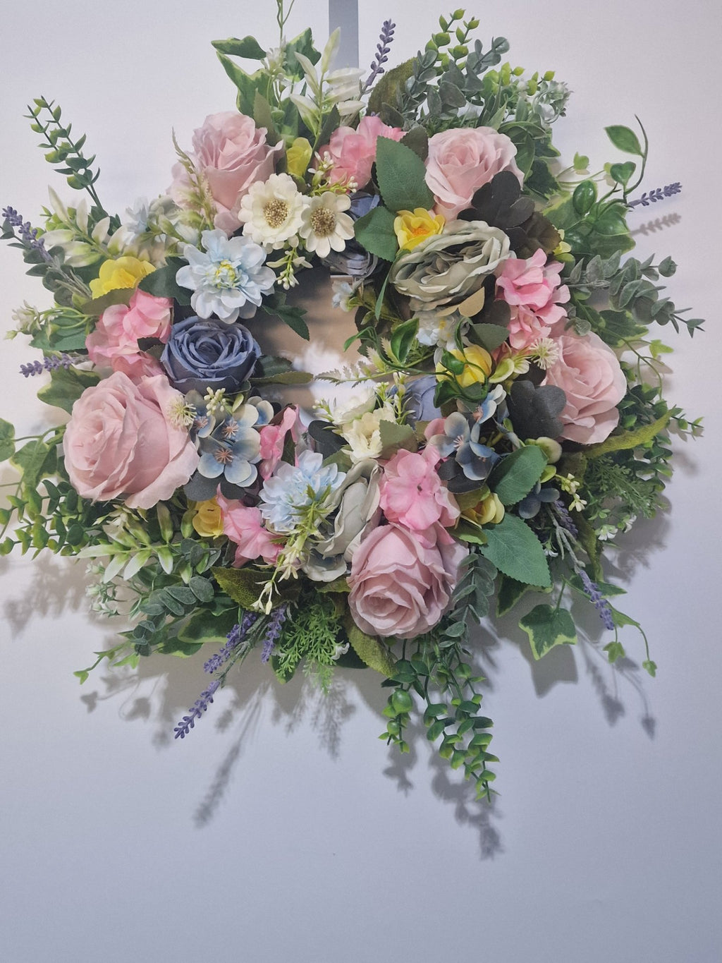 Springtime Elegance Floral Wreath