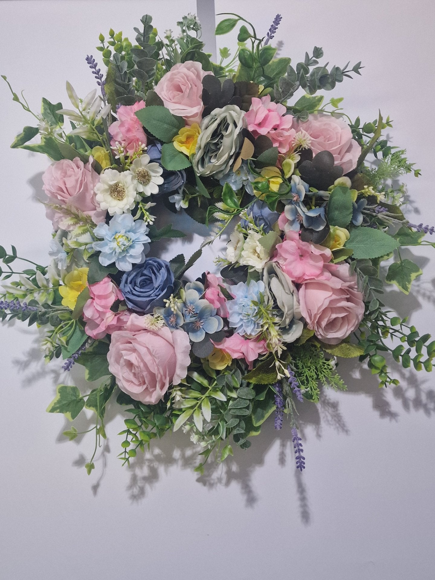 Springtime Elegance Floral Wreath