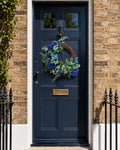 Indigo Rose, Peony and Hydrangea Wreath