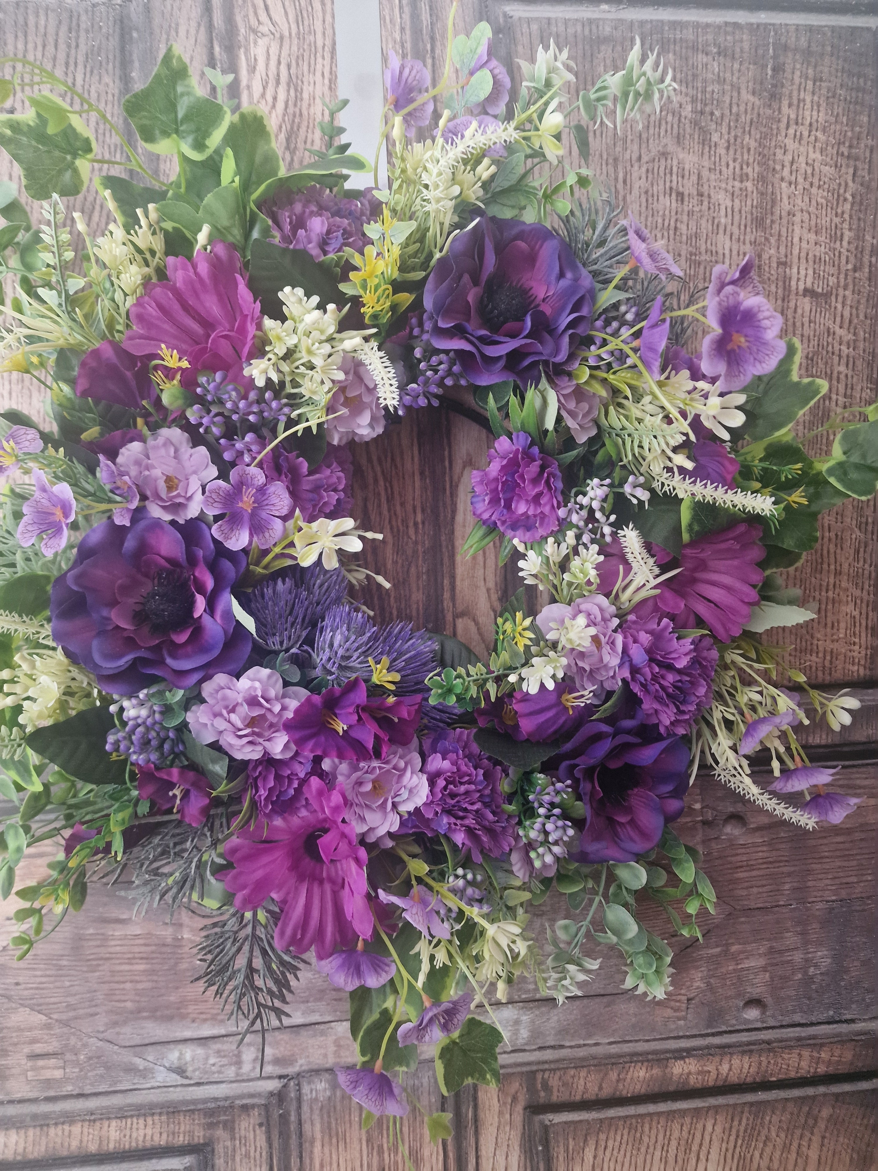 Vibrant Purple Anemone Bliss