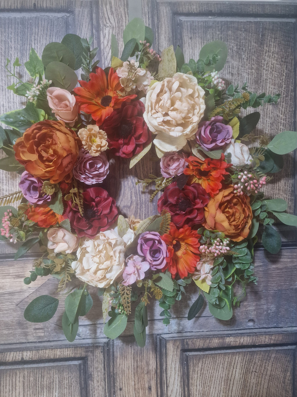 Autumnal Peony and Dahlia Symphony