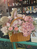 Bunny Floral Basket