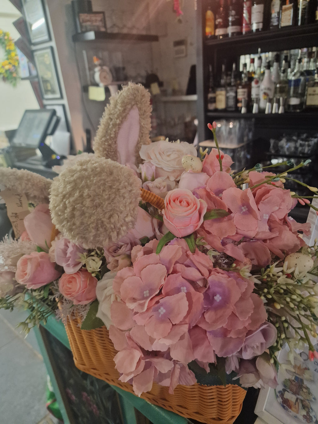 Bunny Floral Basket