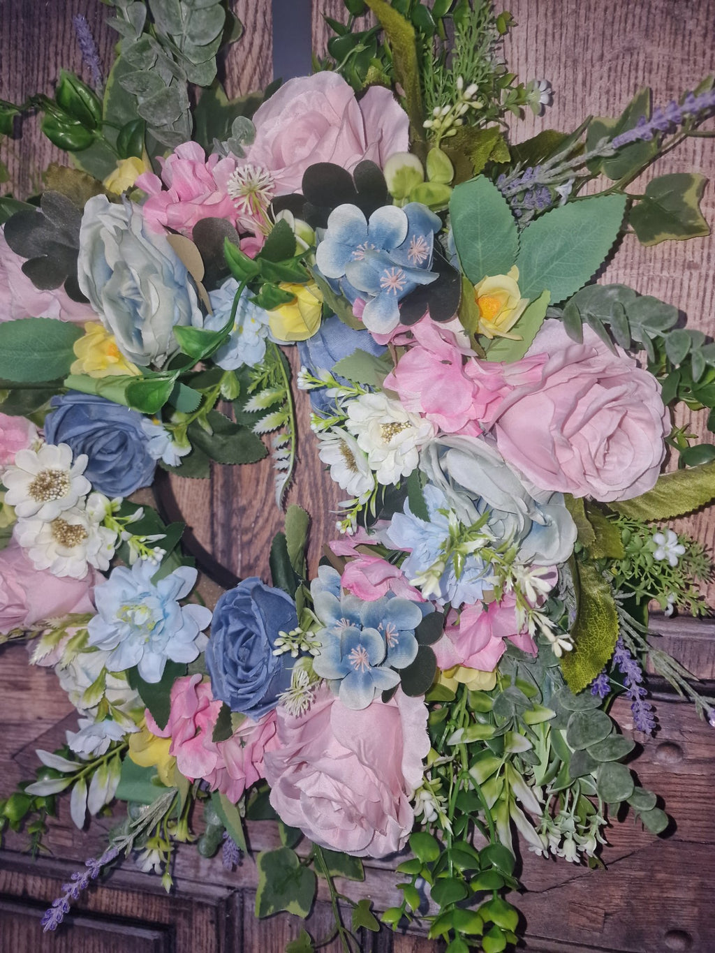 Springtime Elegance Floral Wreath