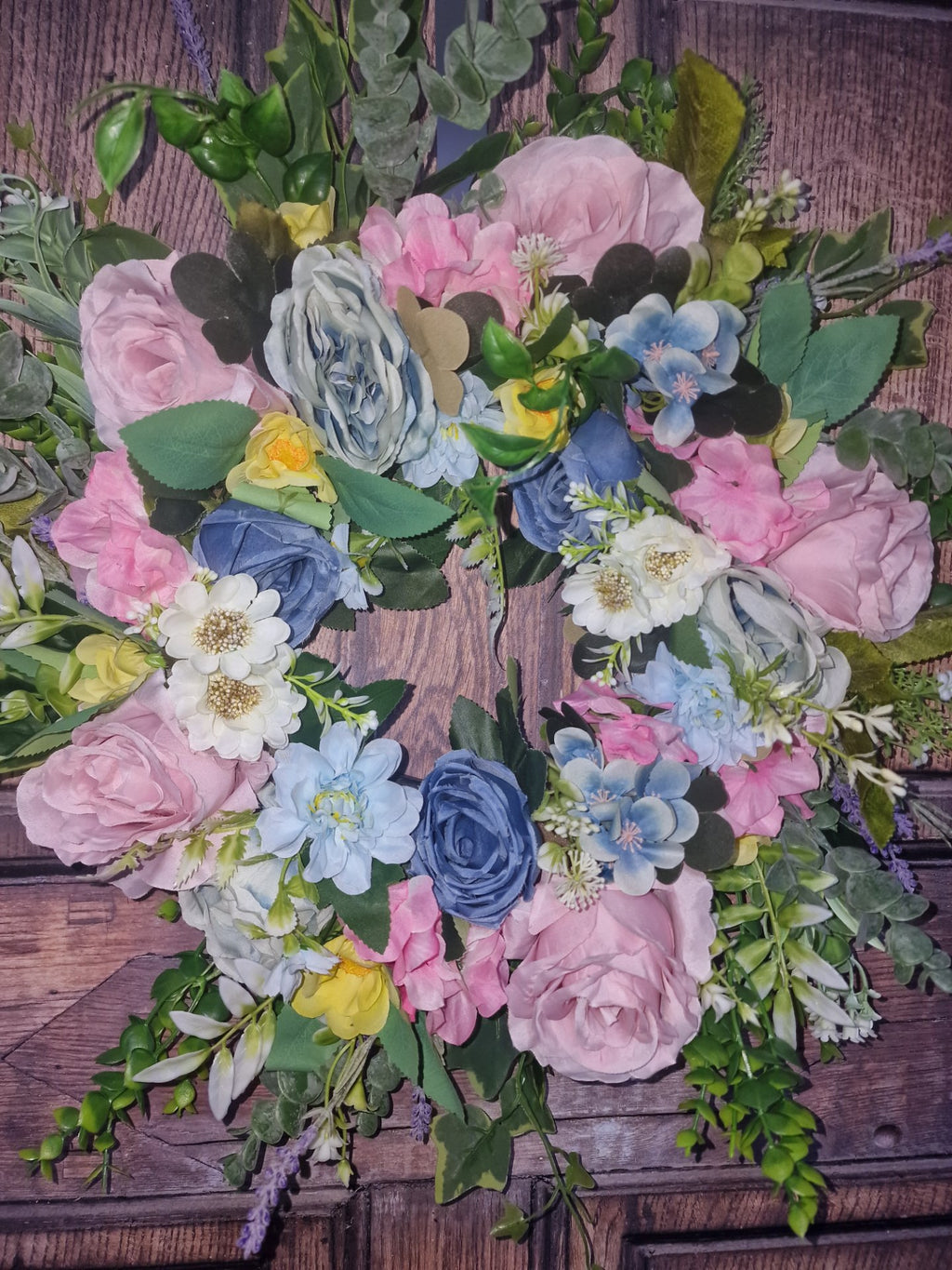 Springtime Elegance Floral Wreath