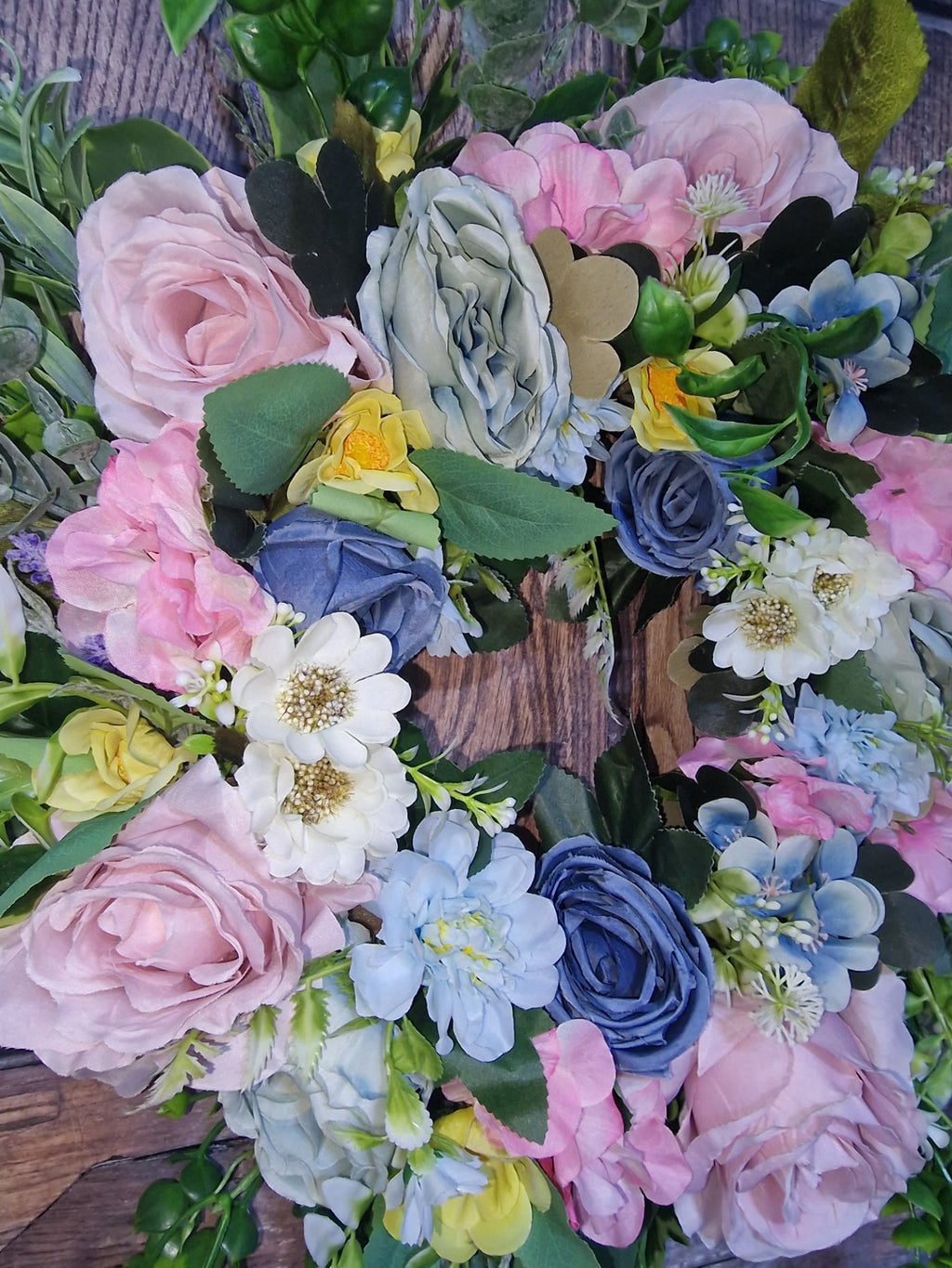 Springtime Elegance Floral Wreath