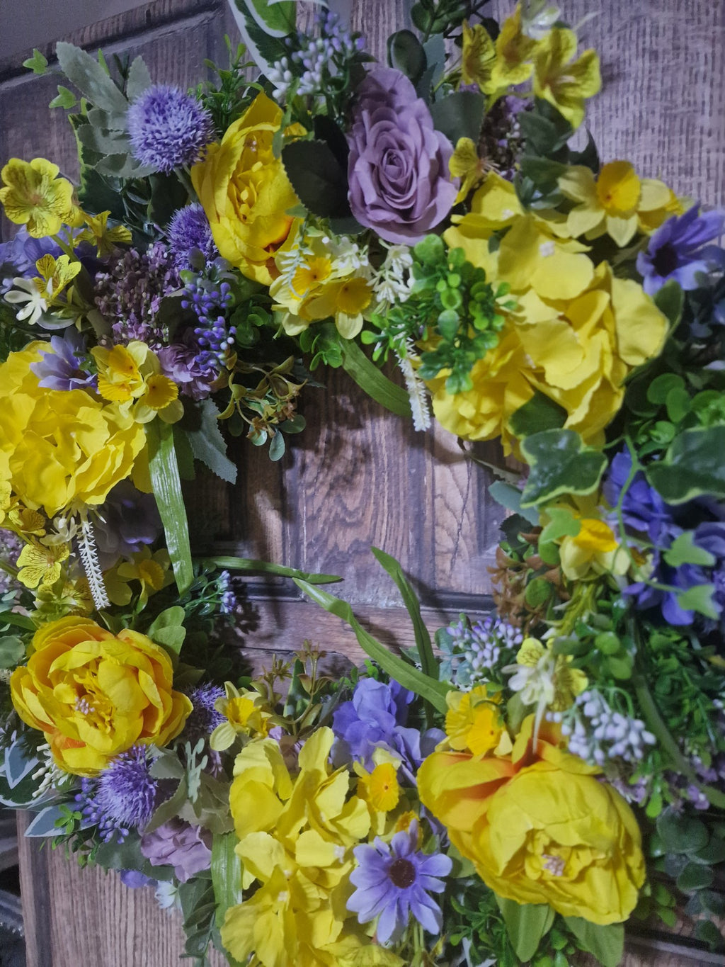 Sunny Lavender Bliss Wreath