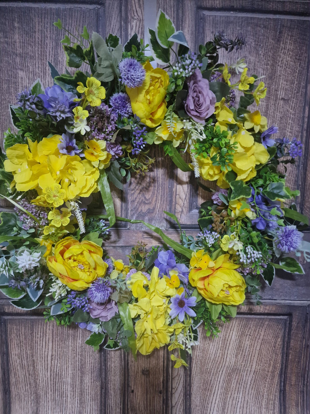 Sunny Lavender Bliss Wreath