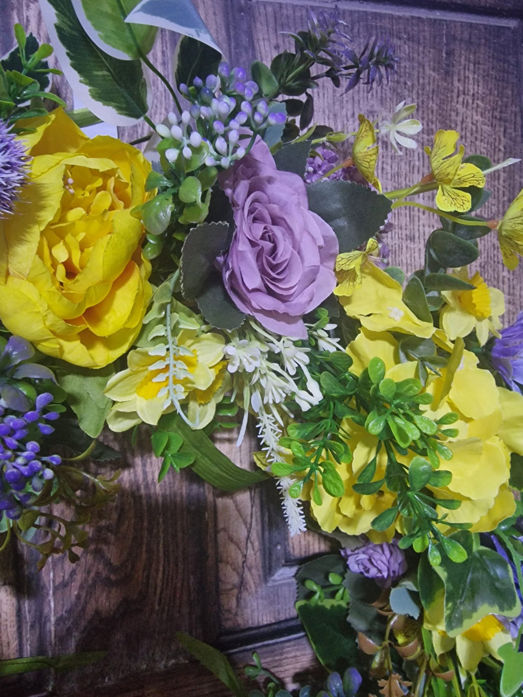 Sunny Lavender Bliss Wreath