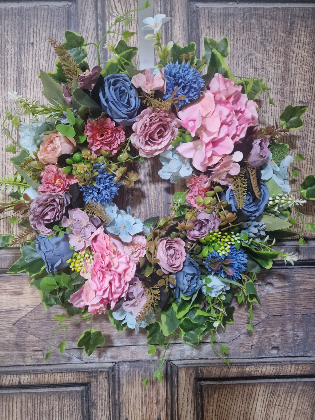 Dusty Rose and Blue Hydrangea