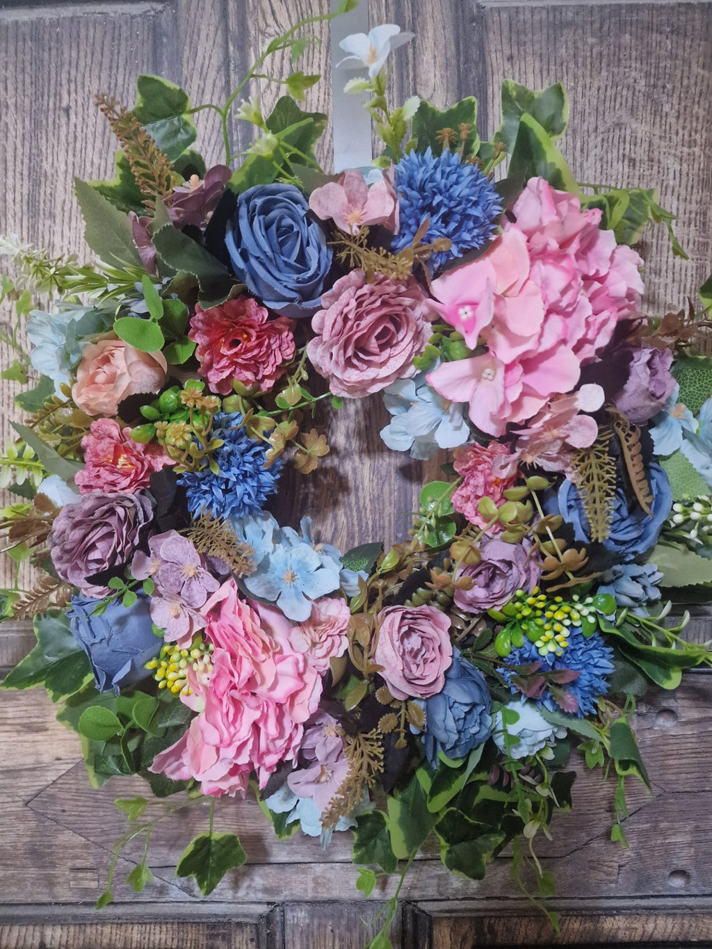 Dusty Rose and Blue Hydrangea
